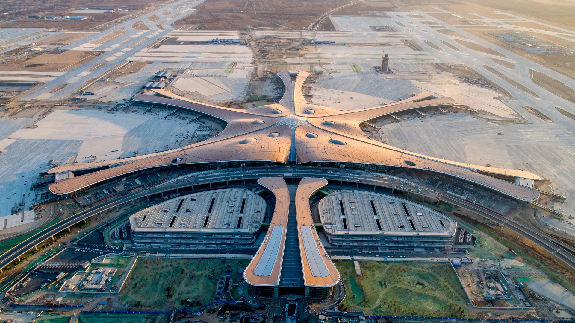 Beijing Daxing Airport shows large-scale aviation infrastructure