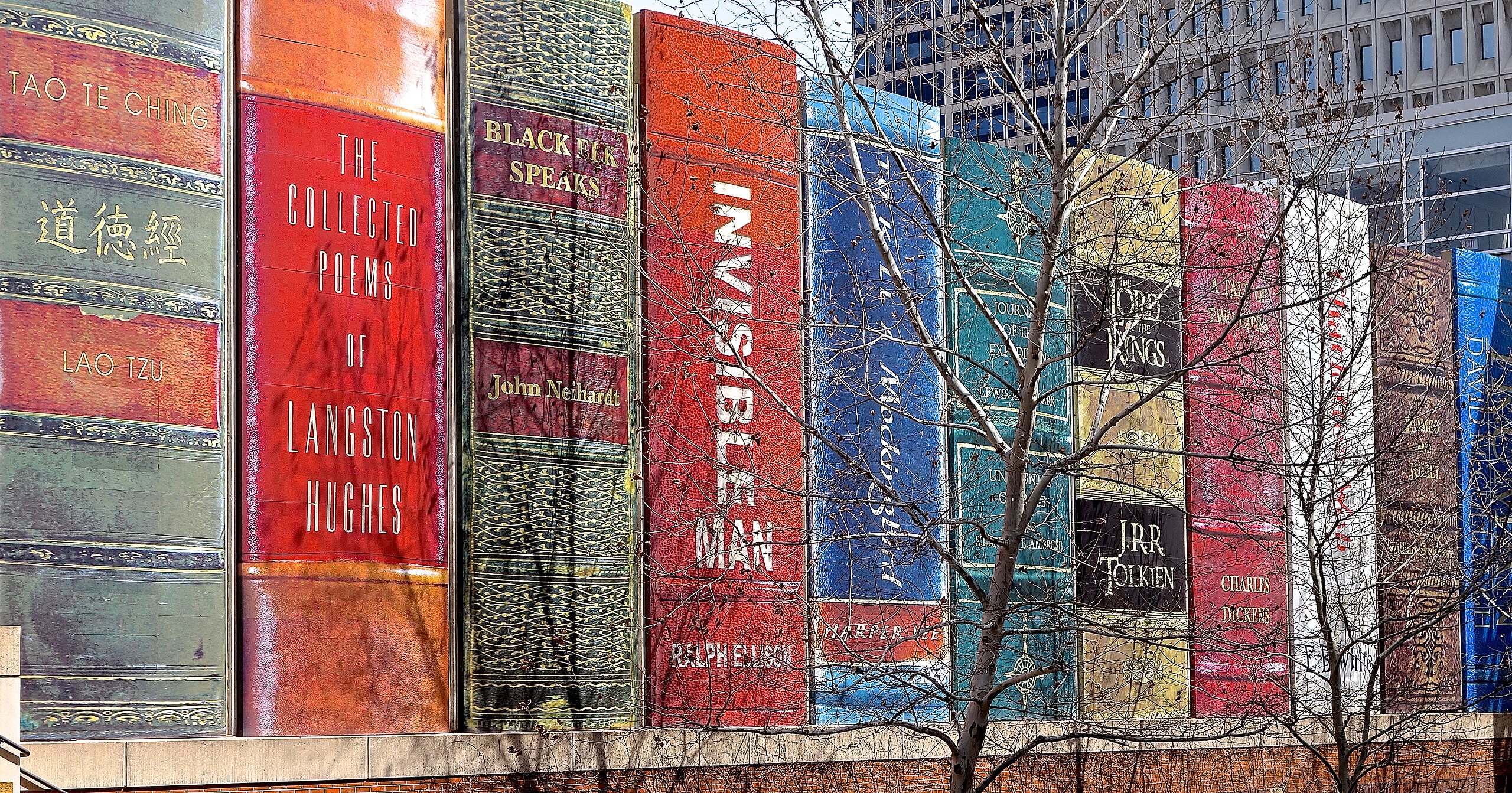 Unique building design of Kansas City Public Library