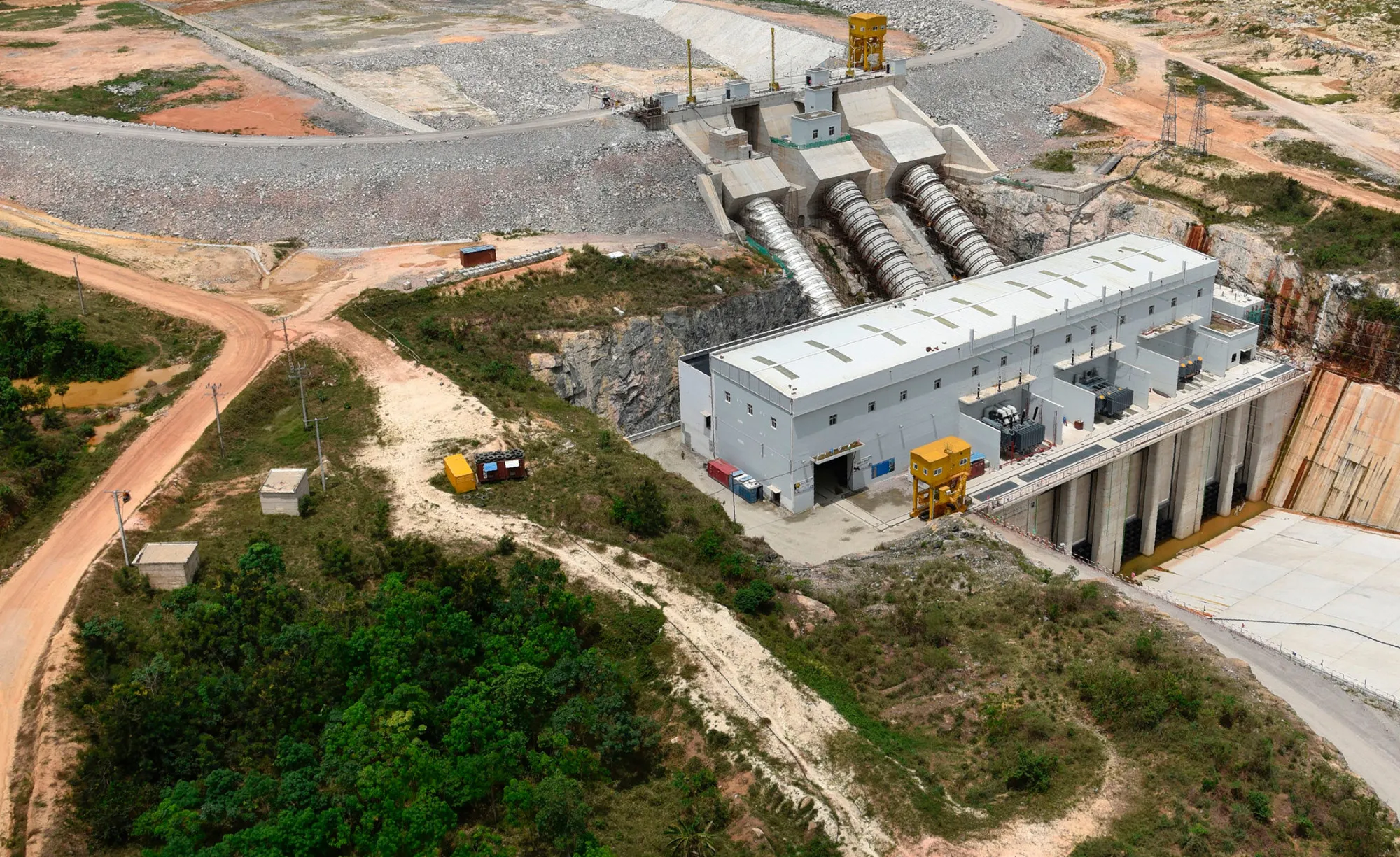 Hydropower facility at Gribo-Popoli Dam