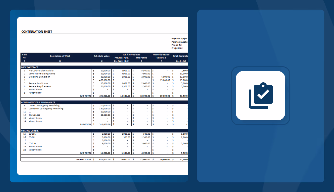 Continuation Sheet in Construction: Easy Guide for Contractors, PMs, and Owners