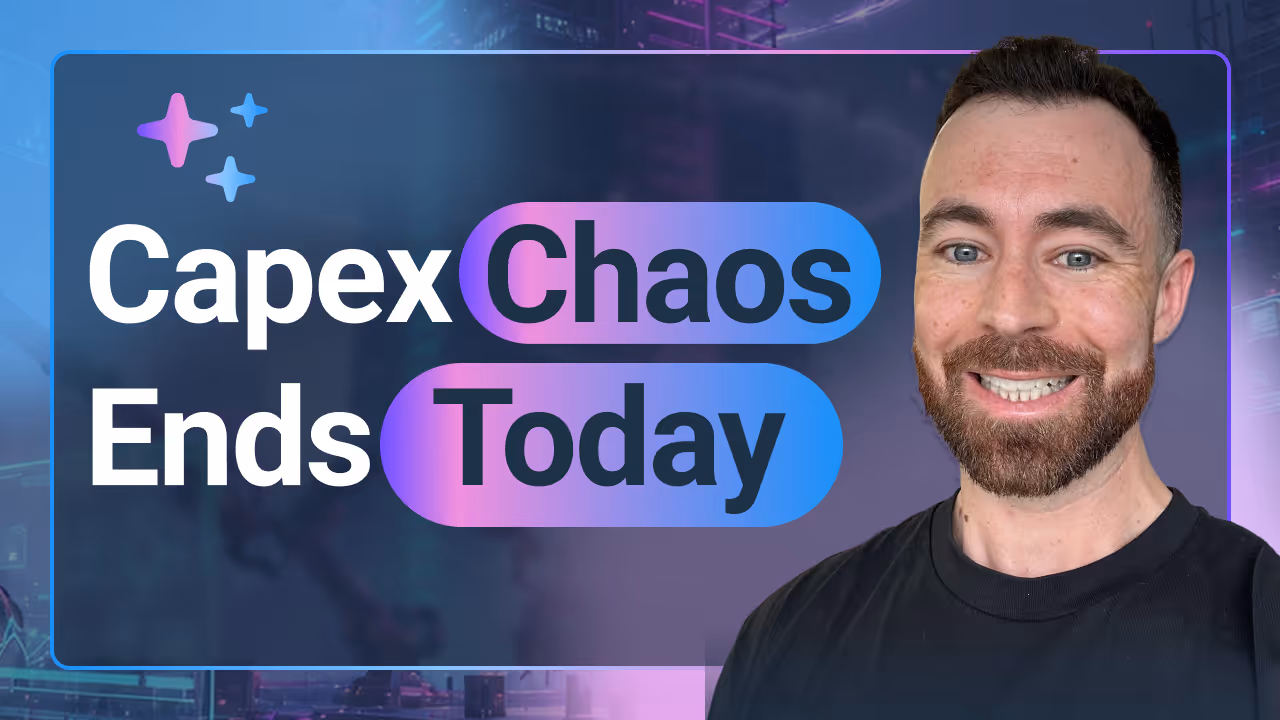 Fast and simple capex management without spreadsheets