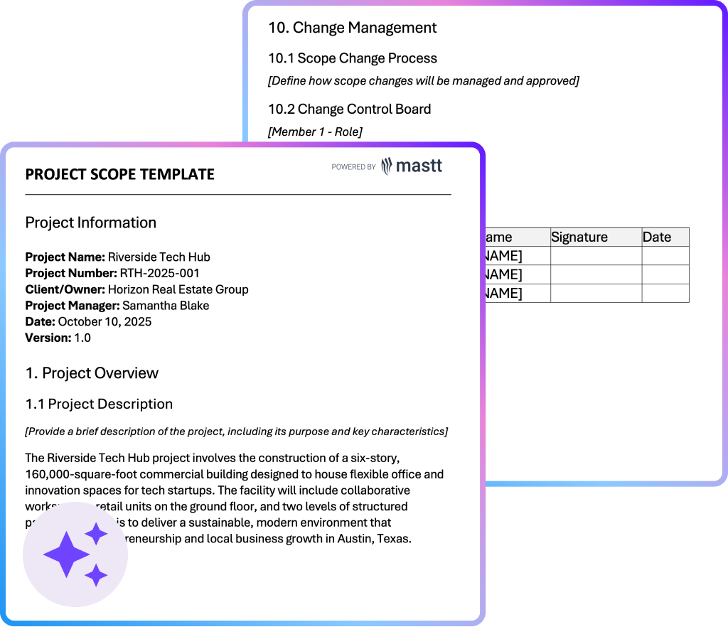 Project Scope Template