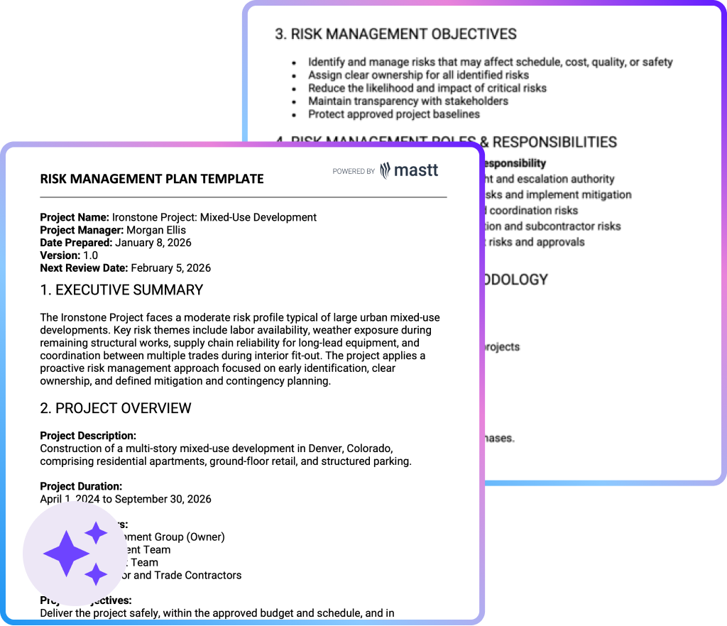 Risk Management Plan Template