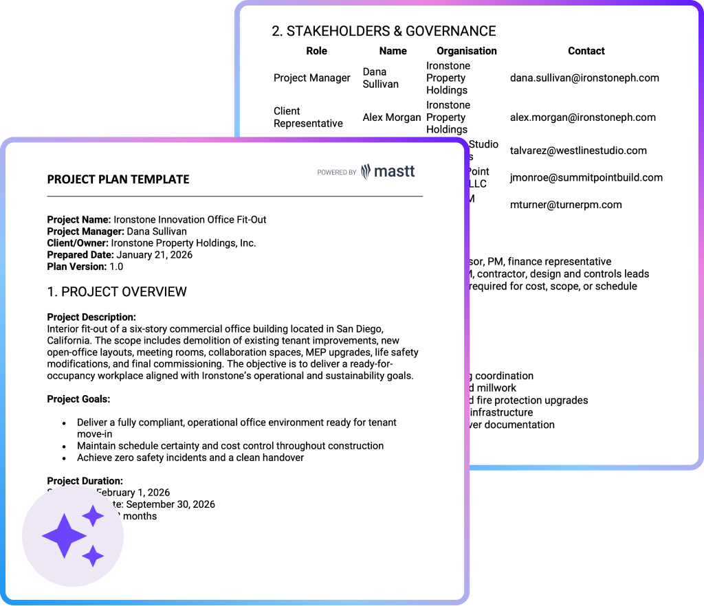 Project Plan Template