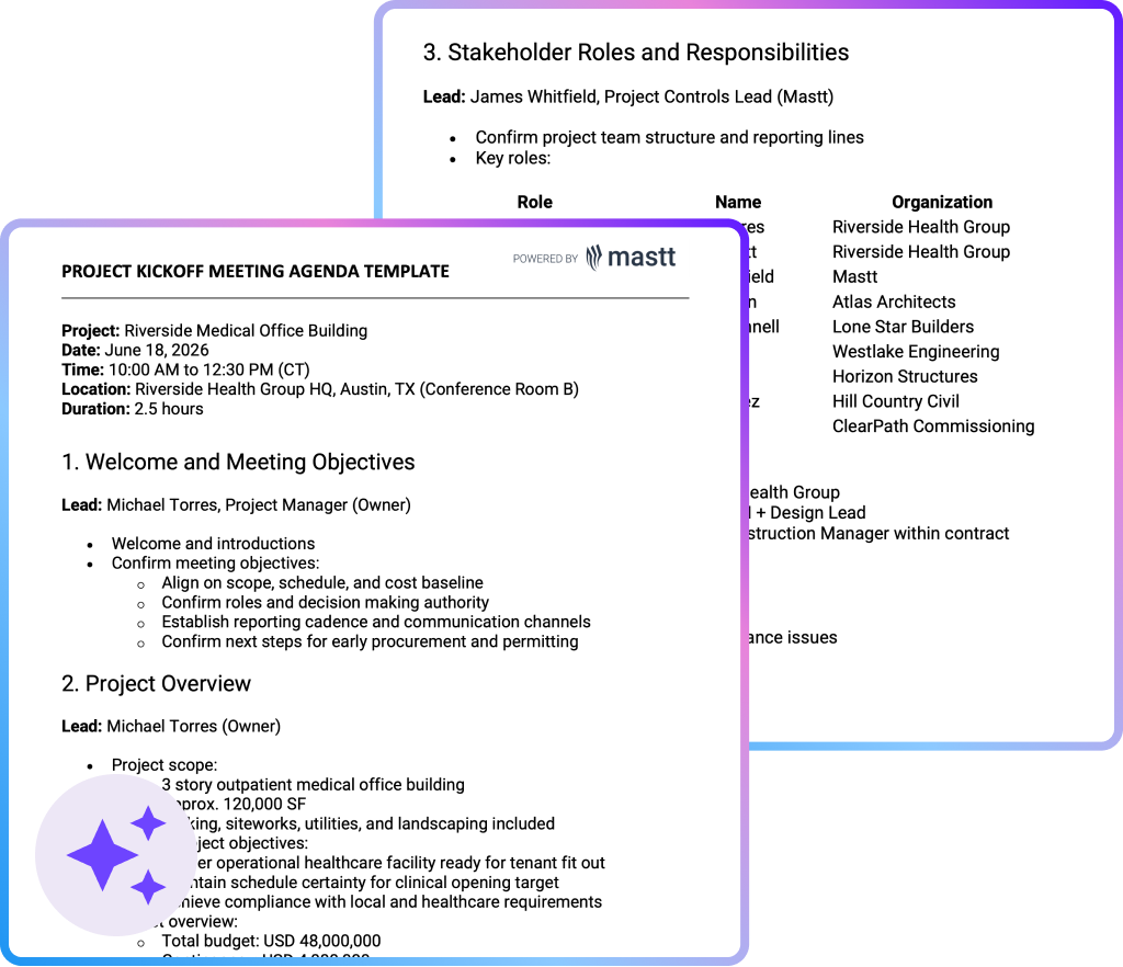 Project Kickoff Meeting Agenda Template