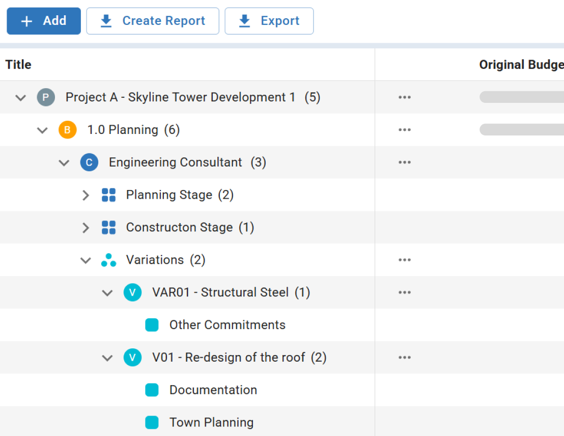 Executive Dashboard for Capital Improvement Programs