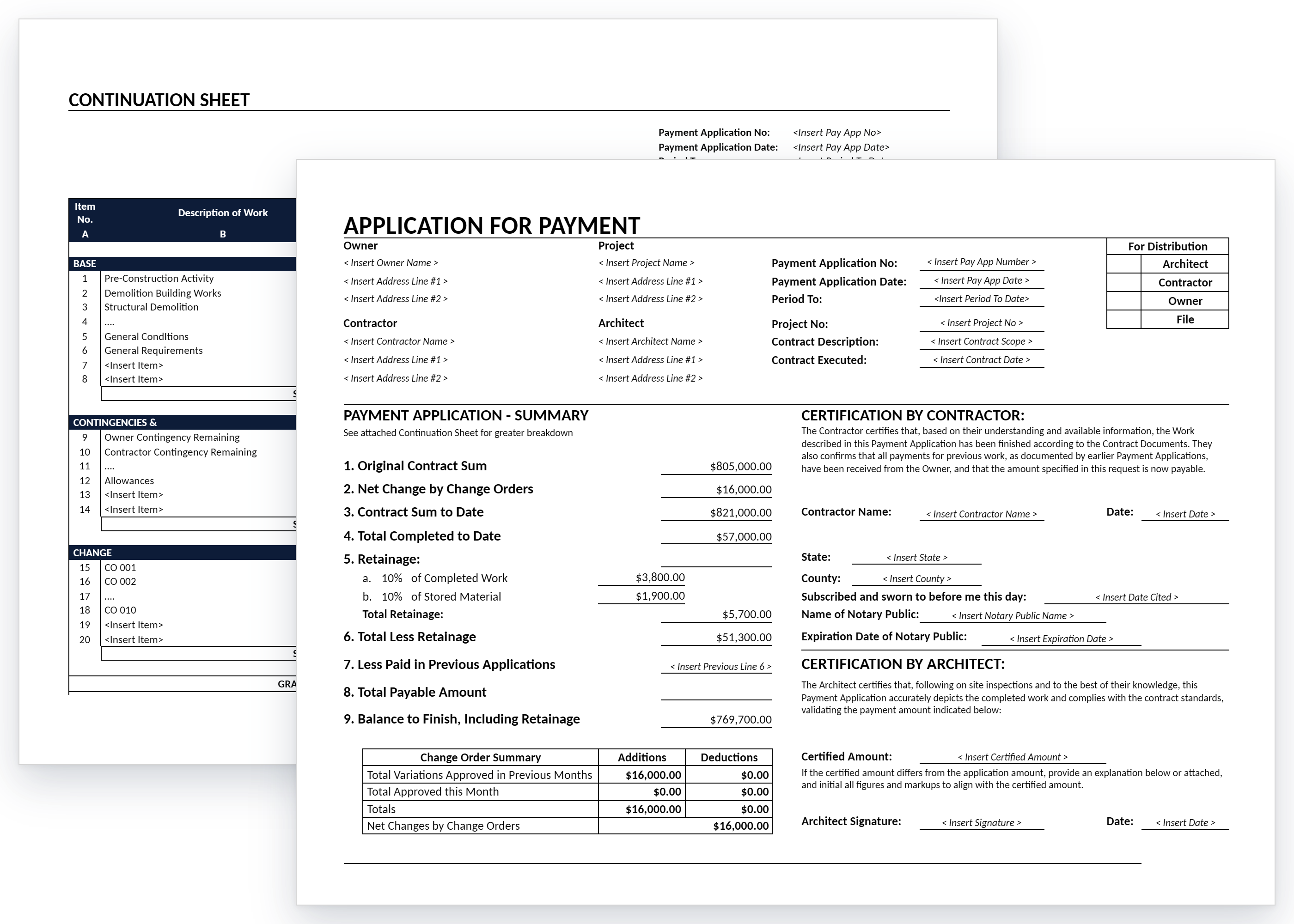 Pay Application