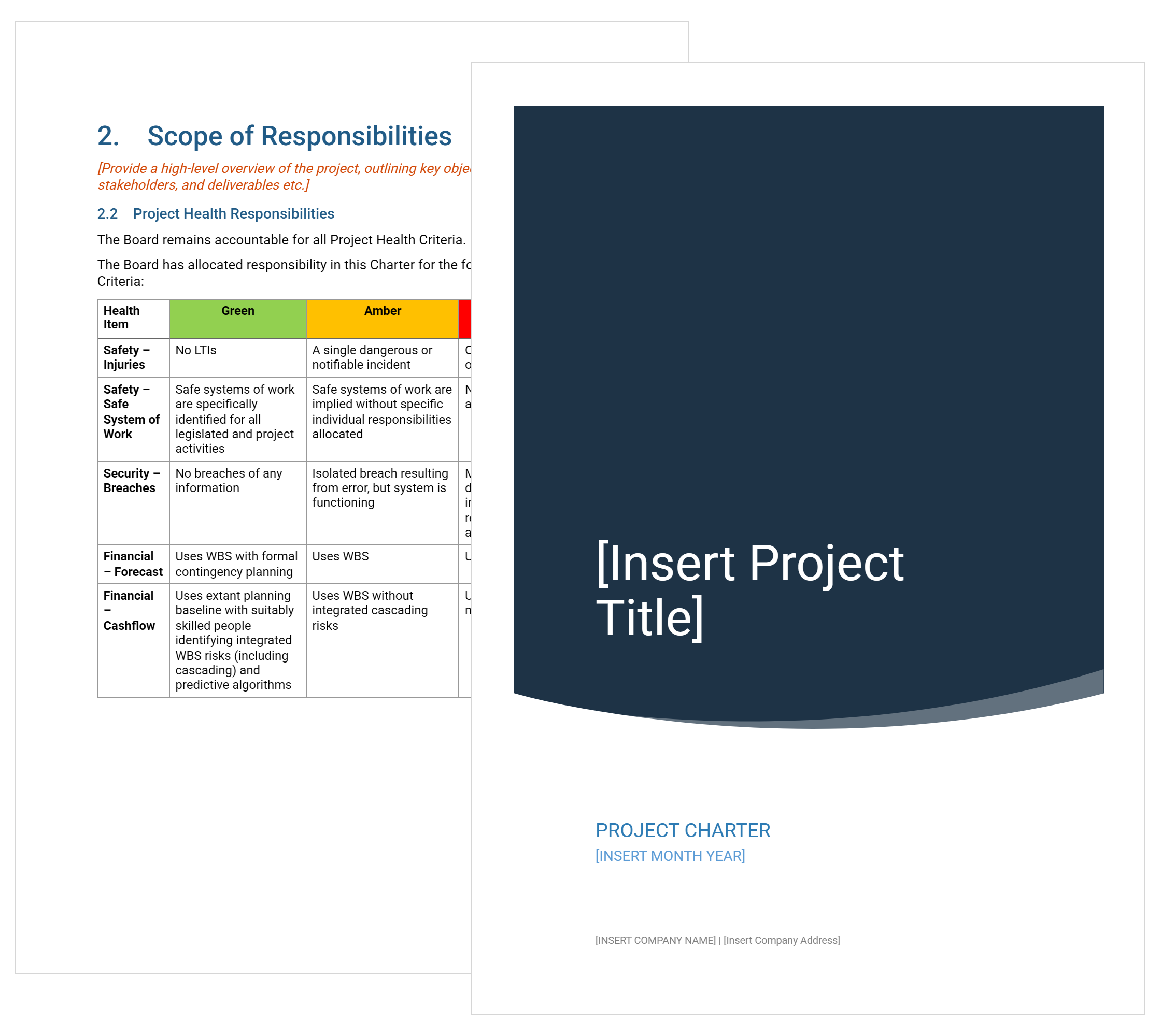Project Charter Template