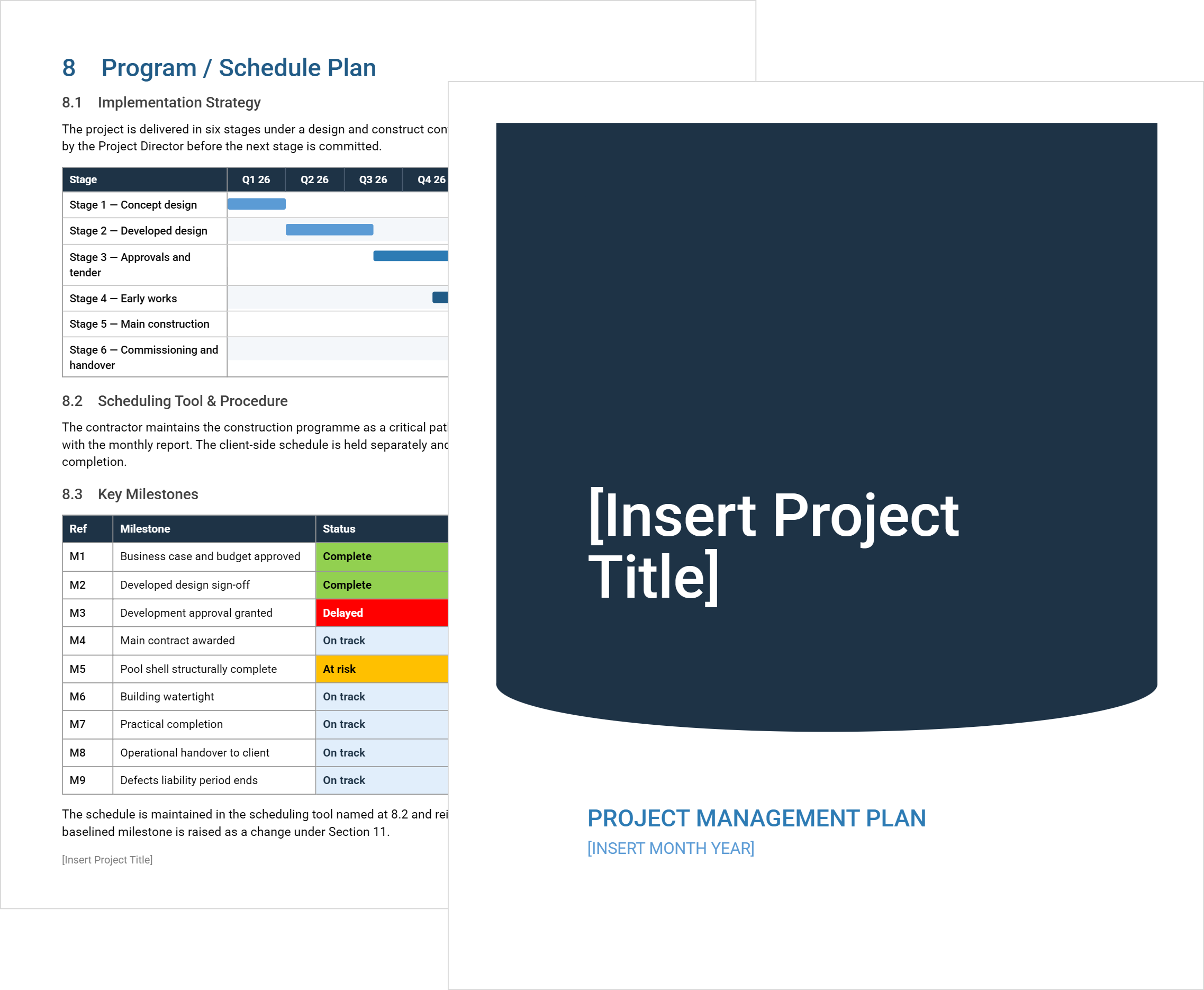 Project Management Plan Template