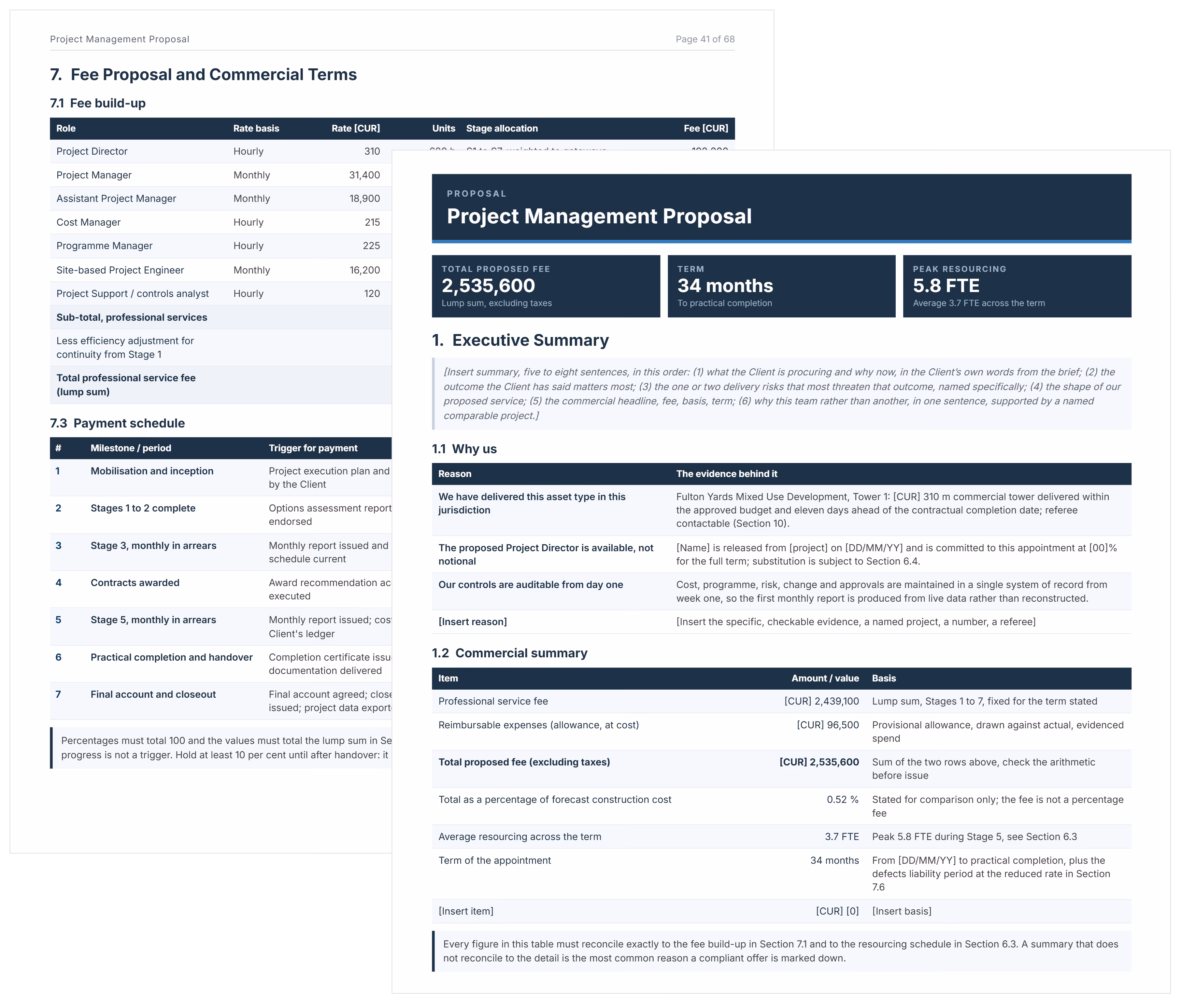 Project Management Proposal Template and Example