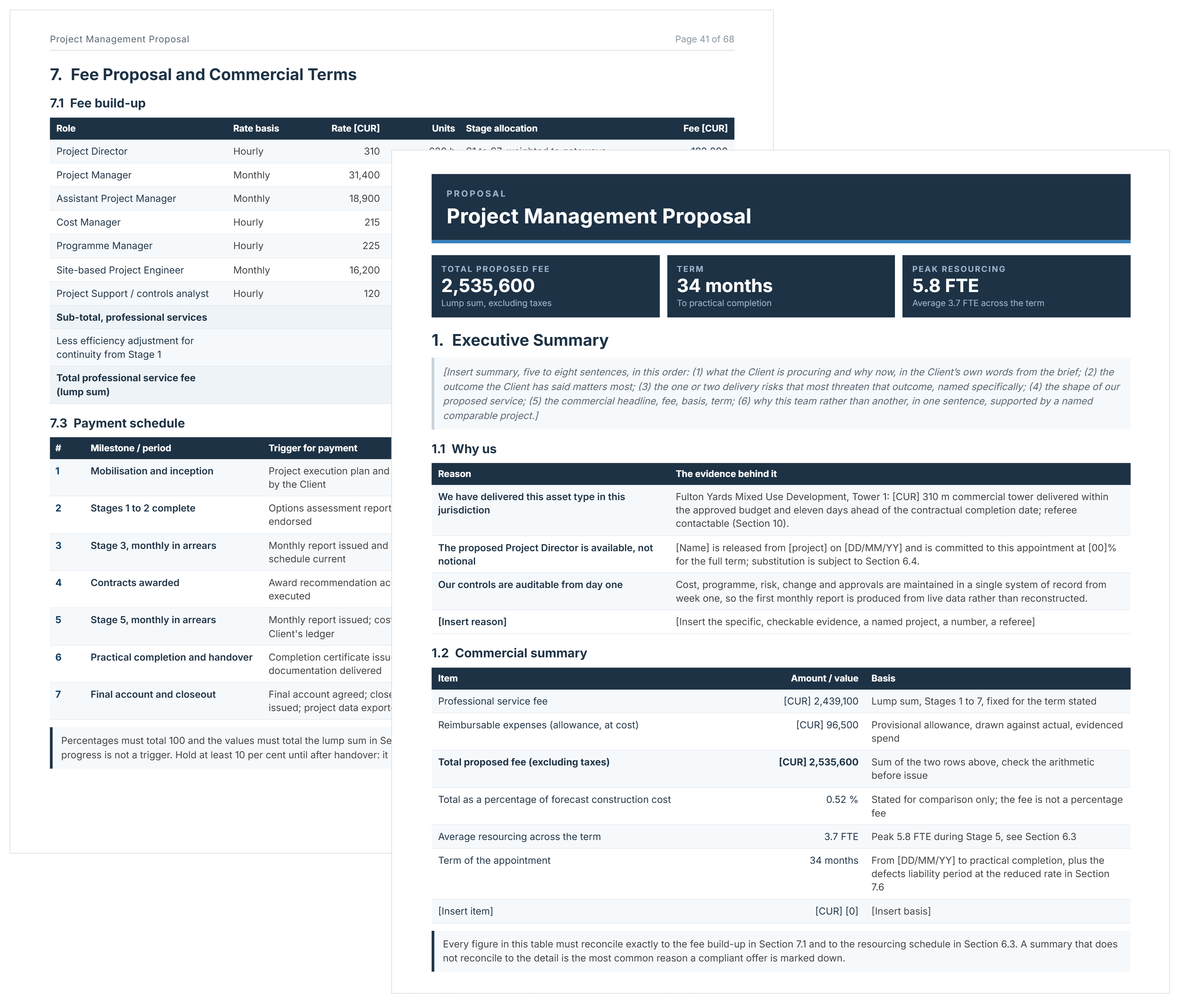 Project Management Proposal Template and Example