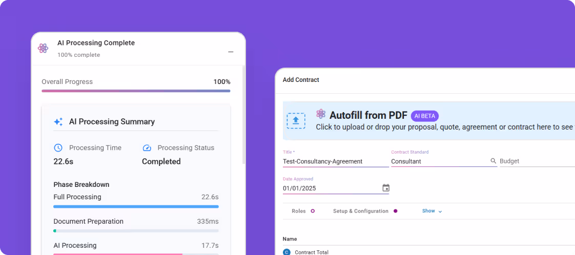 Executive Dashboard for Capital Improvement Programs