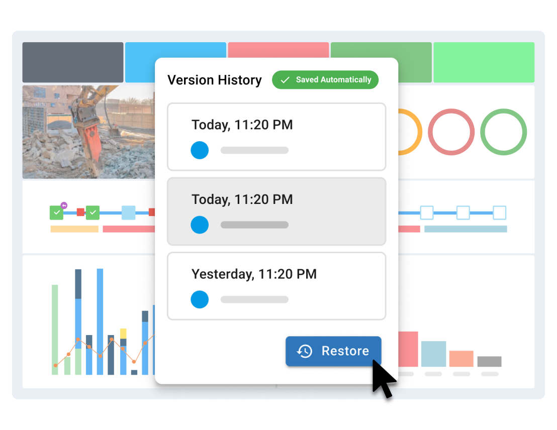Executive Dashboard for Capital Improvement Programs