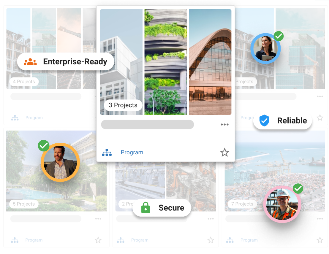 Testimonial from a government project manager in the Australian Army emphasizing how Mastt supports efficient project management by helping teams focus where it matters most. Features a dashboard with multi-project budget and risk data, and a uniformed officer wearing a hard hat at a construction site with cranes in the background.