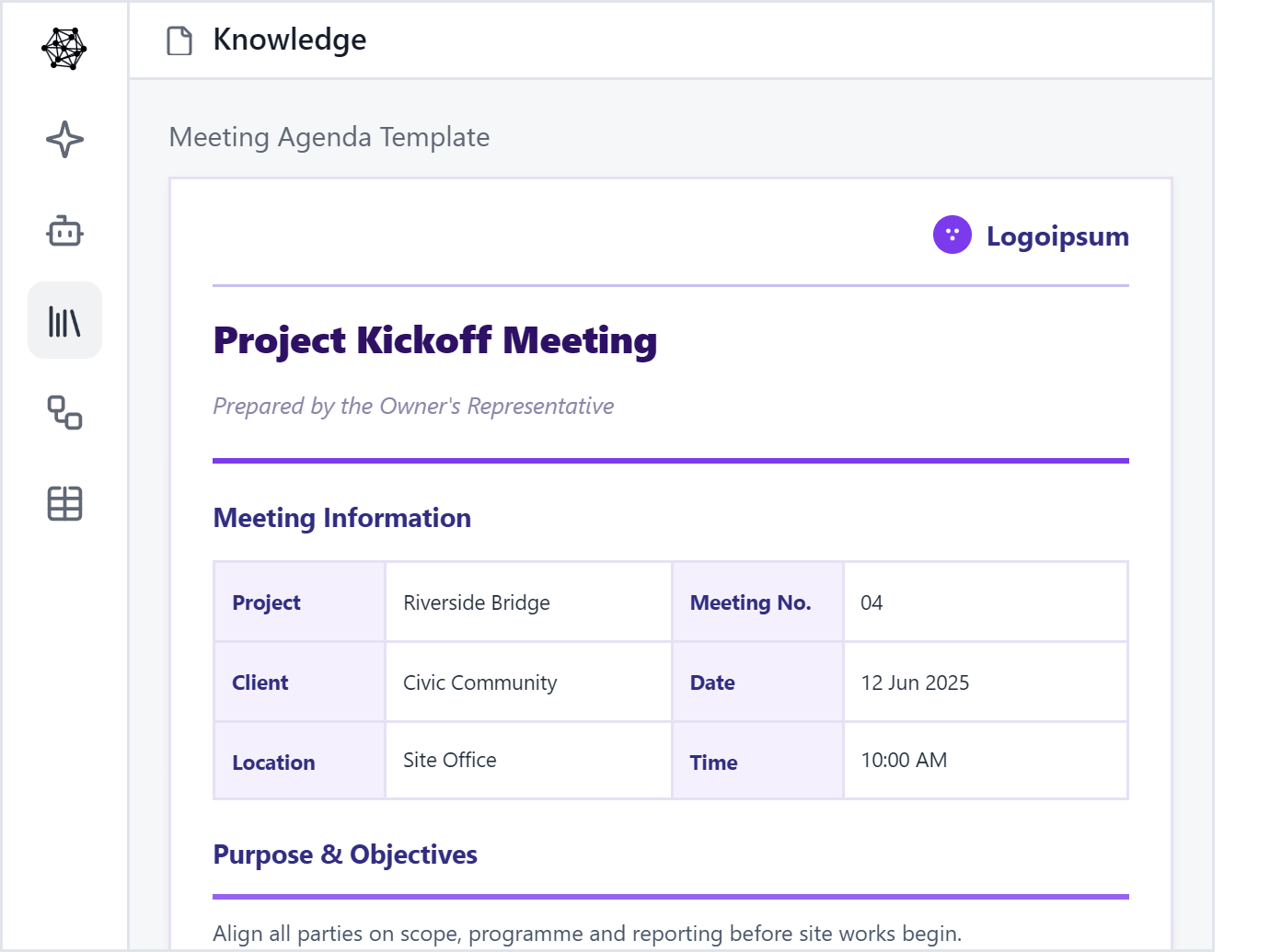 Executive Dashboard for Capital Improvement Programs