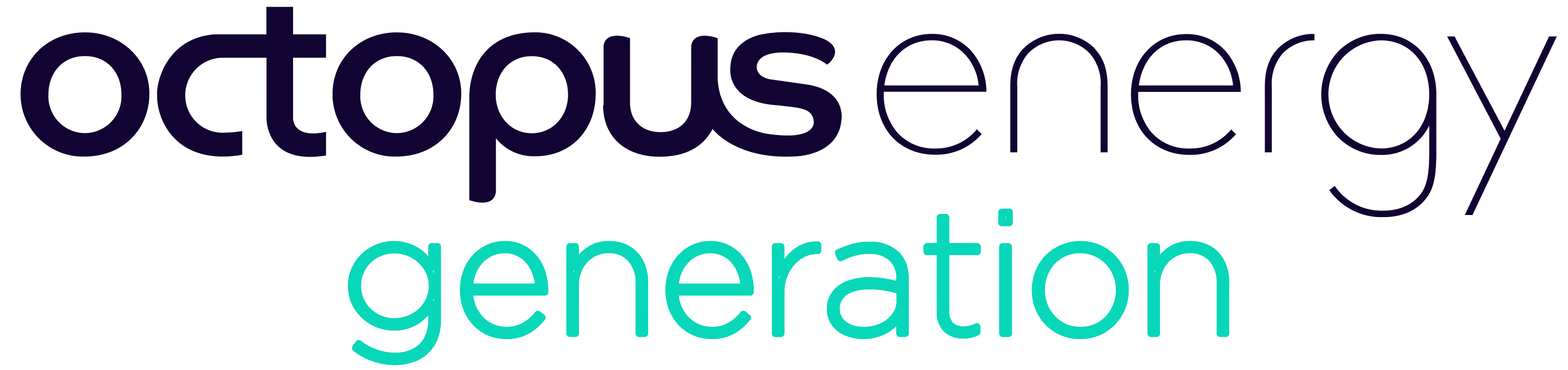Octopus Energy Generation logo with octopus and energy words in dark and green text.