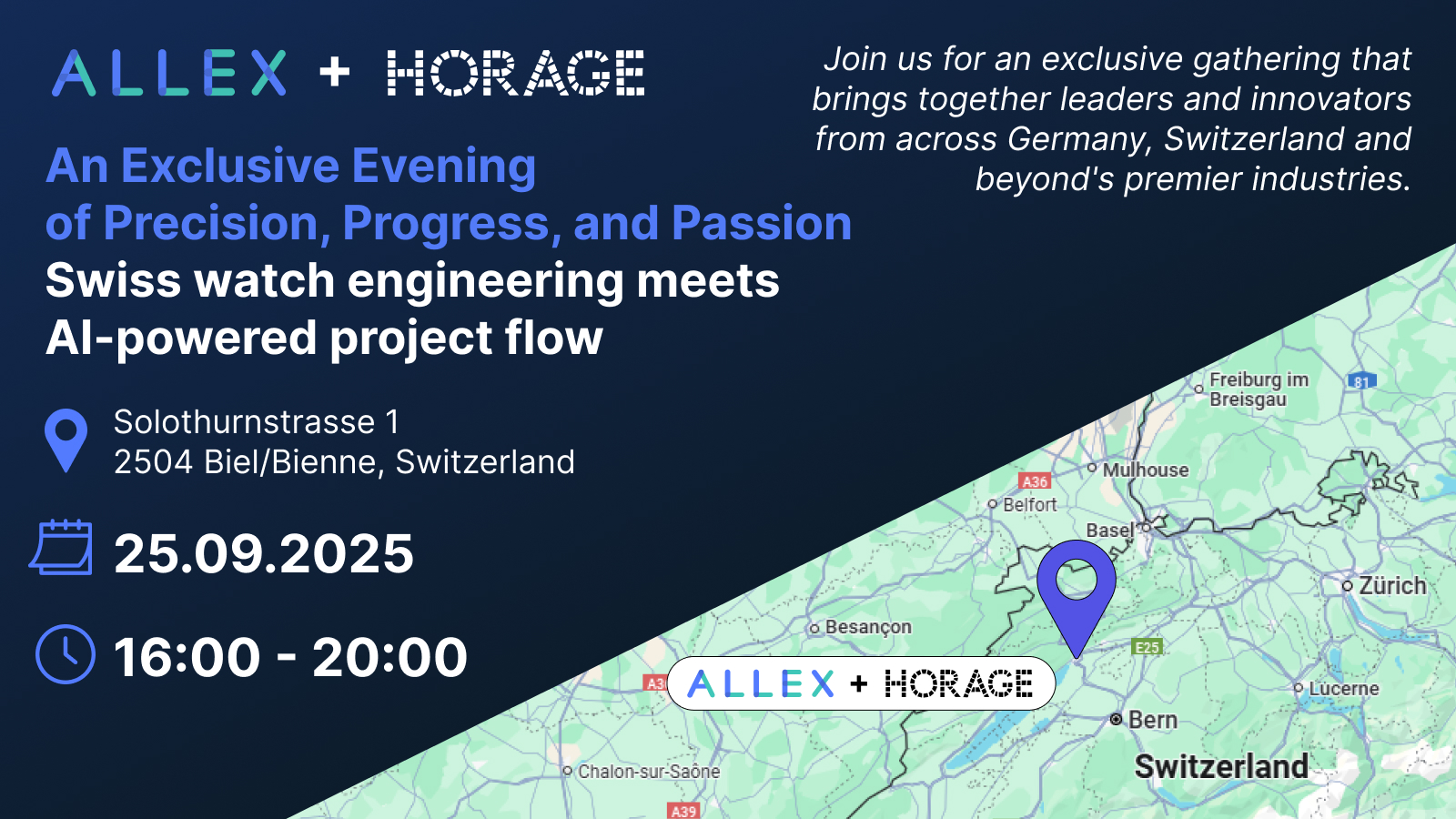 ALLEX + HORAGE - Schweizer Uhrwerkskunst begegnet AI-gestützter Projektperformance