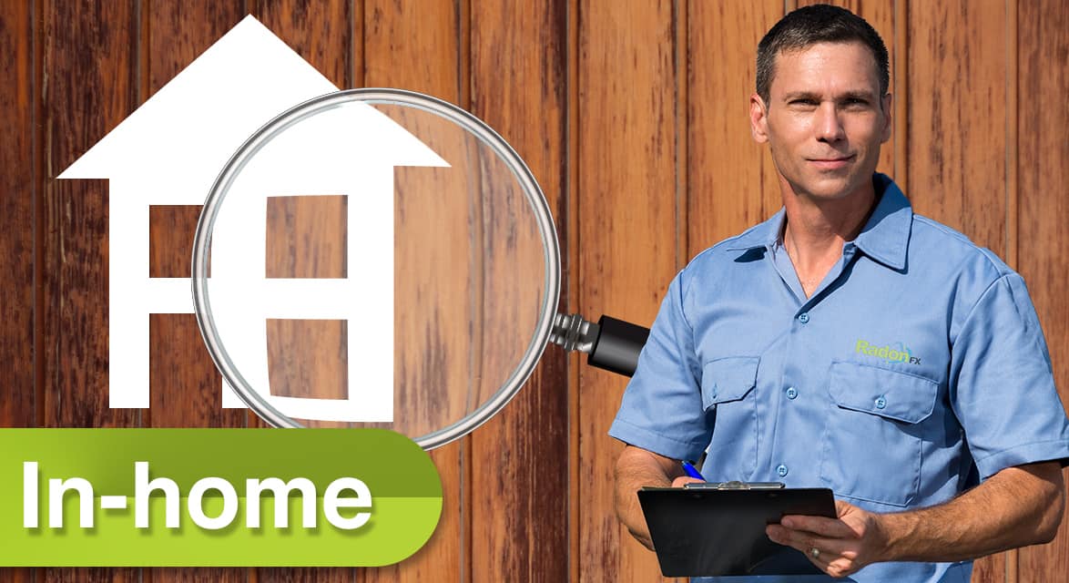 Get a in person professional radon test TODAY!