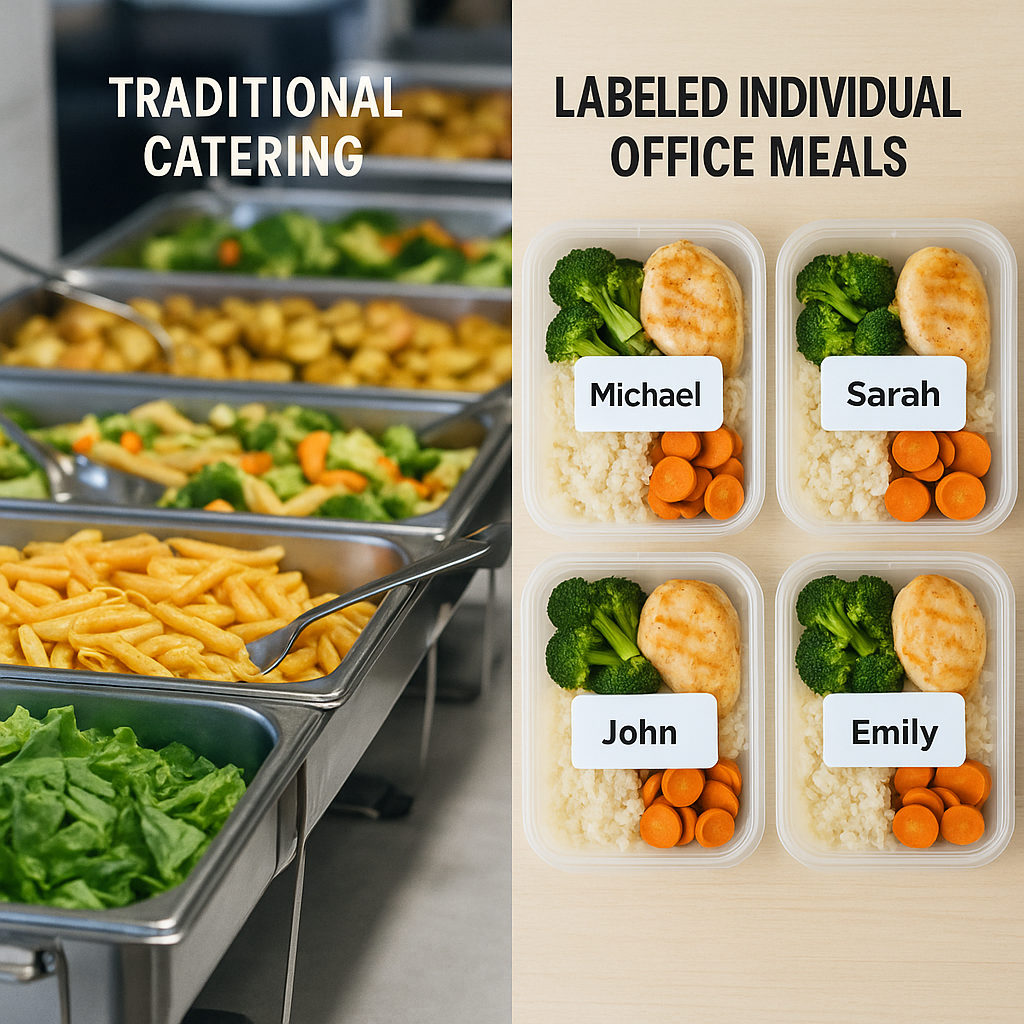 Office Lunch: The Benefits of Individual Meals vs. Traditional Catering