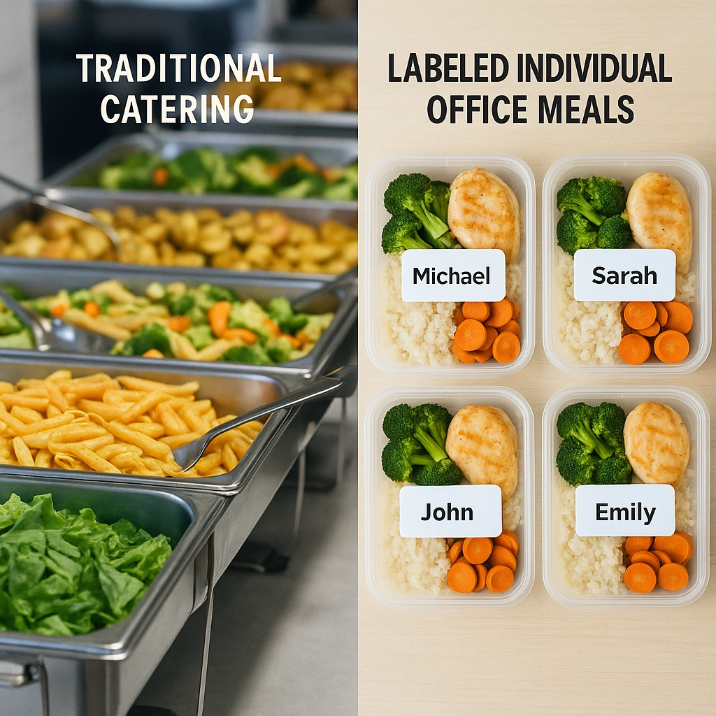 Office Lunch: The Benefits of Individual Meals vs. Traditional Catering