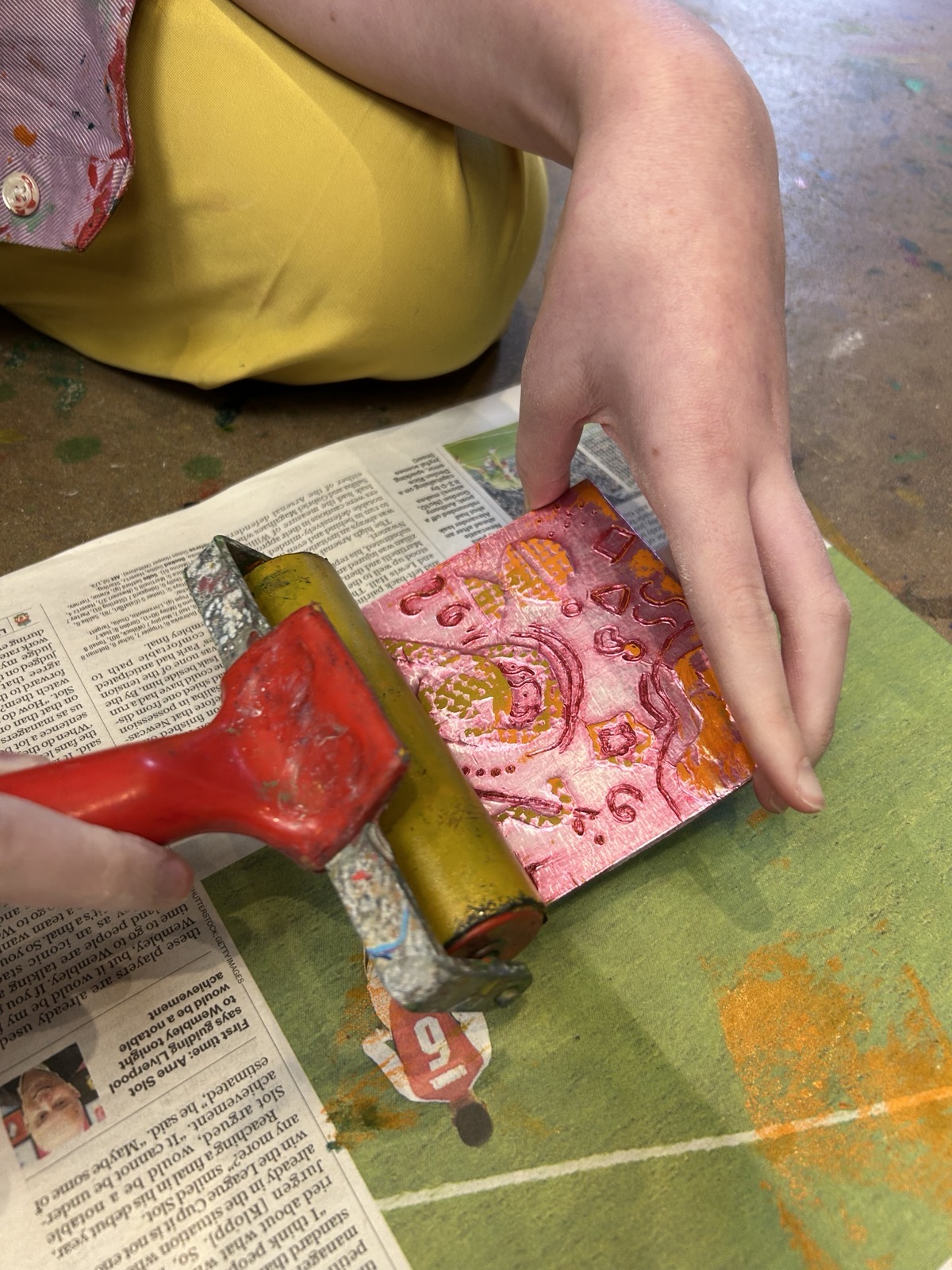 Design & Print Workshops for Young People: Collagraph & Drypoint (Age 15-19)