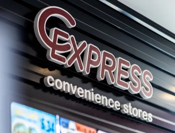 c-express logo sign