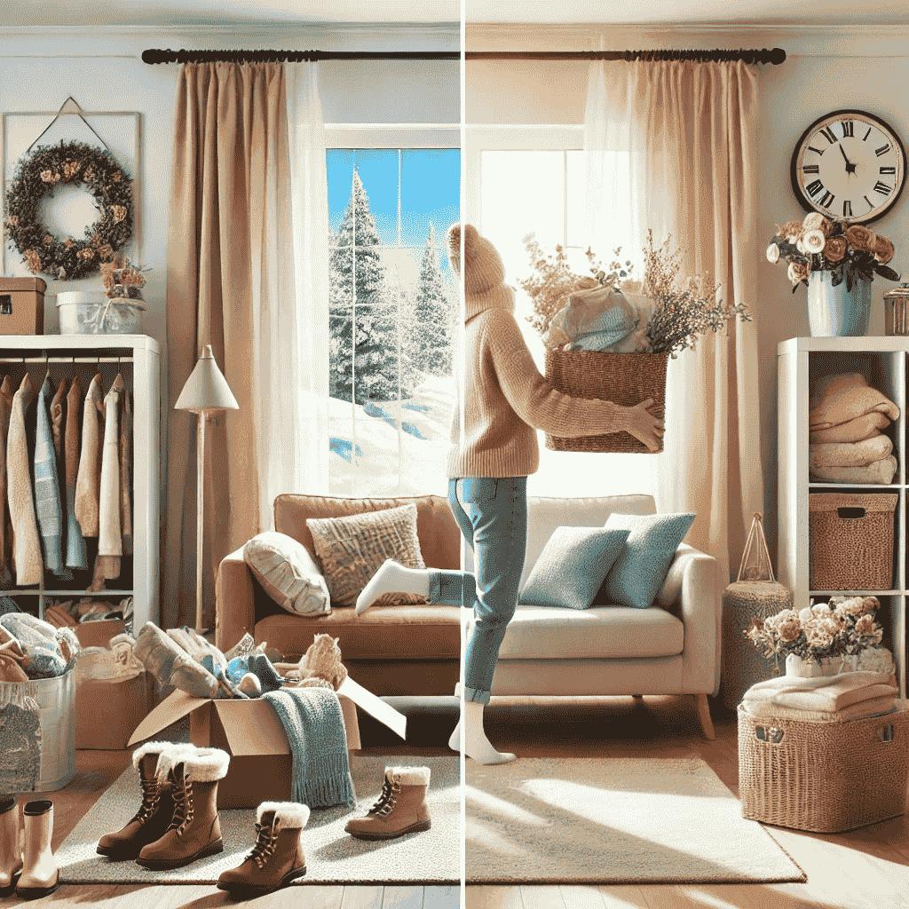 Spring cleaning after winter