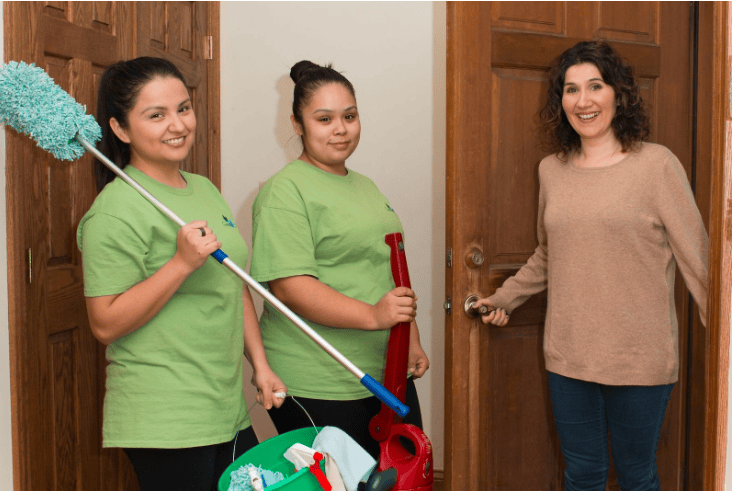 Final walkthrough with a client