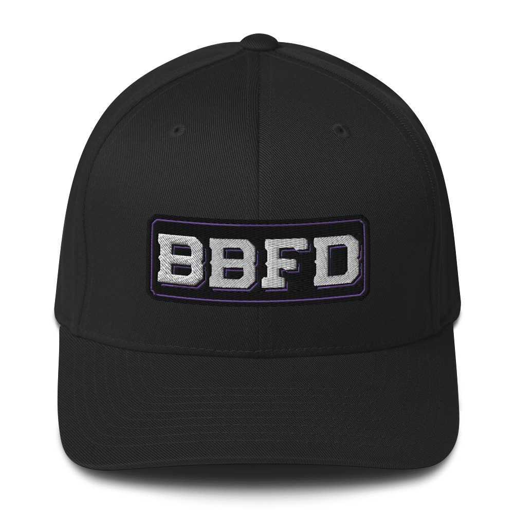BBFD plate hat black