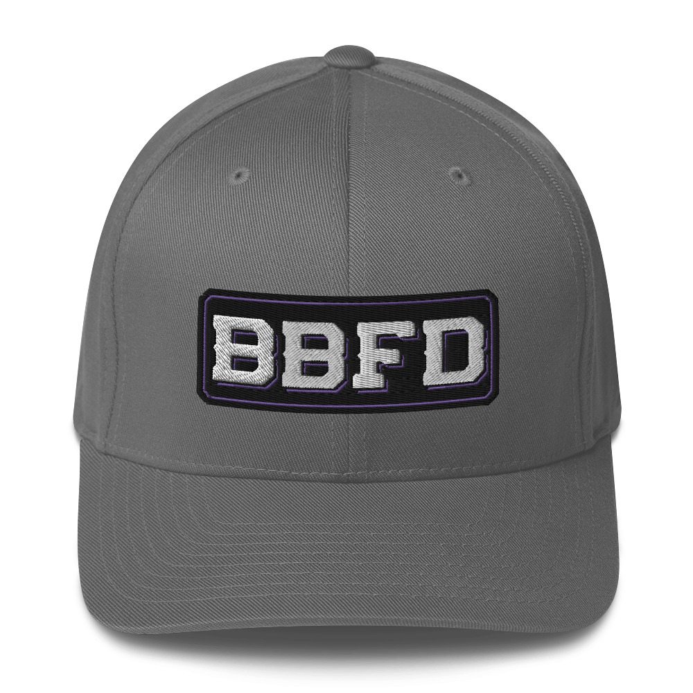 BBFD plate hat gray