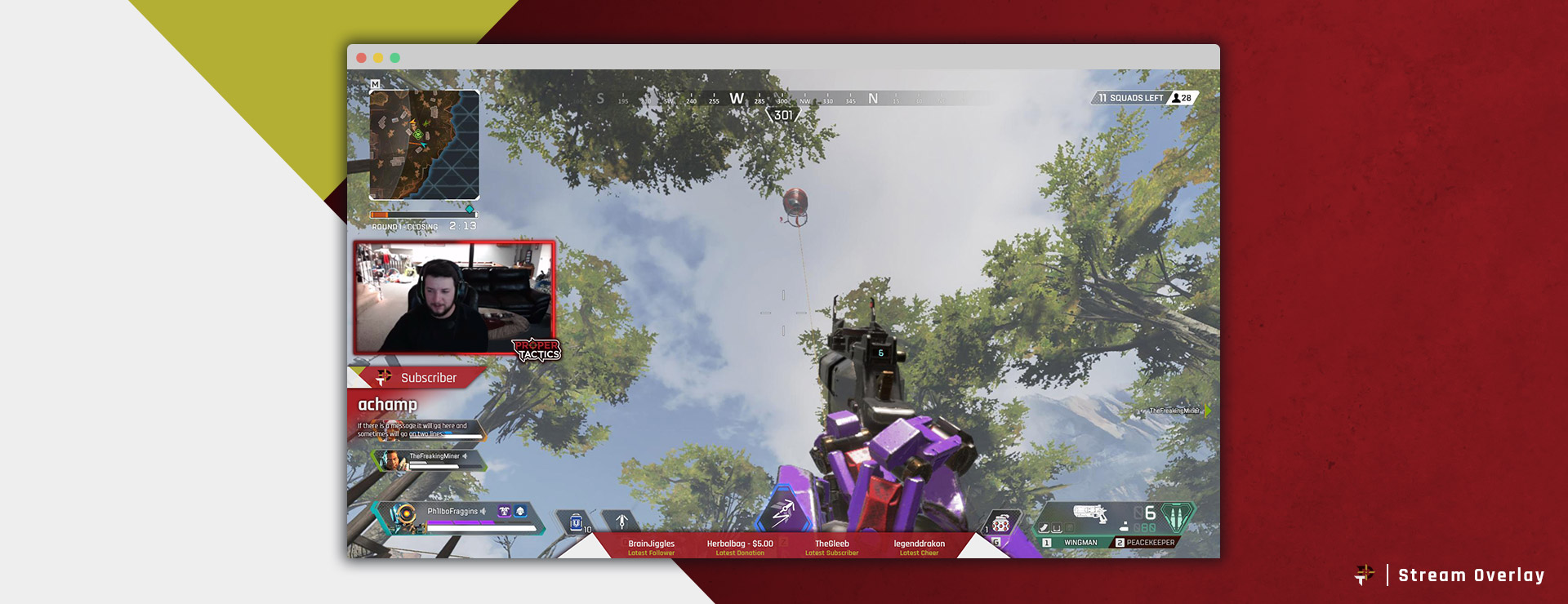 Propertactics Stream Overlay