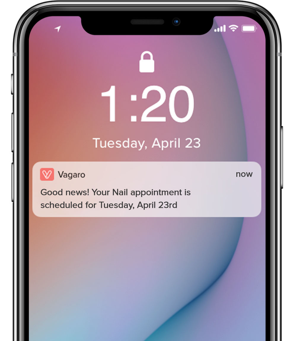 Email, Text, Push Notifications