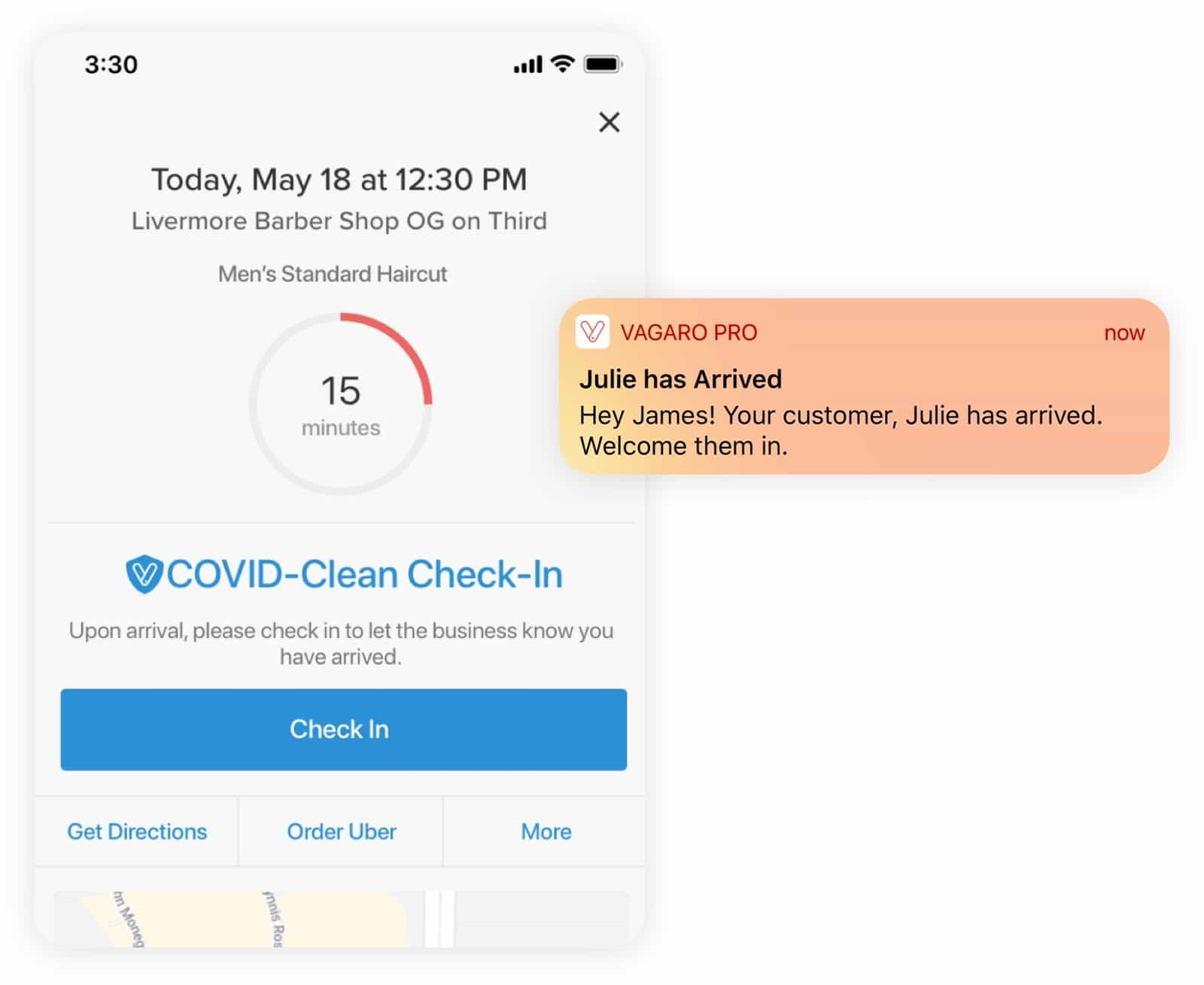 contactless check-in and checkout