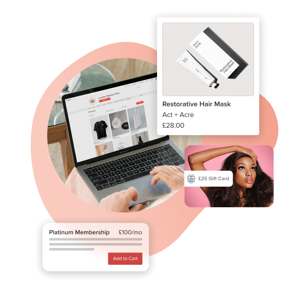 appointment calendar for salons and barbershops on computer and mobile device