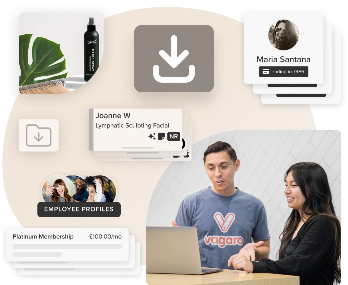 appointment calendar for salons and barbershops on computer and mobile device