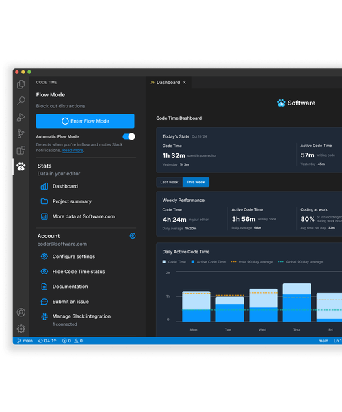 Code Time | Automatic time tracking for developers