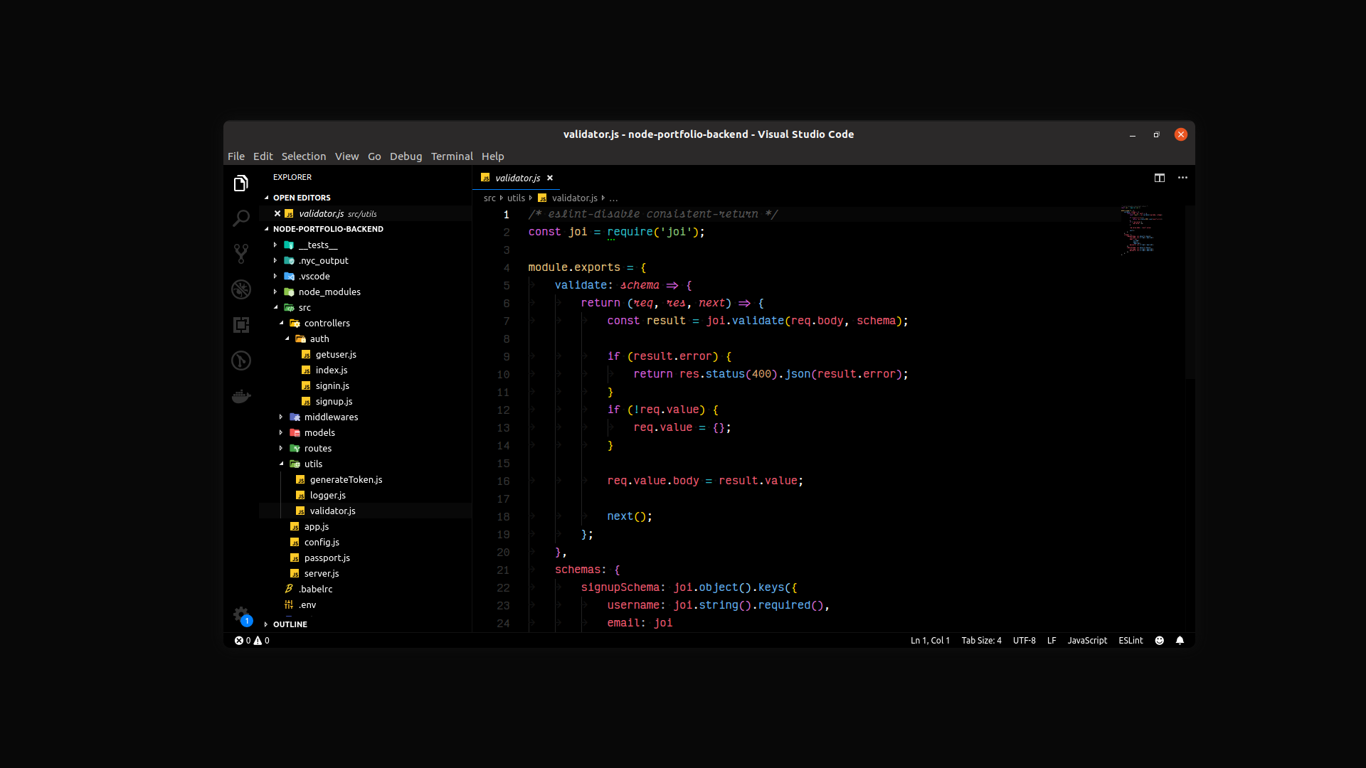 Signed Dark Pro VS Code theme