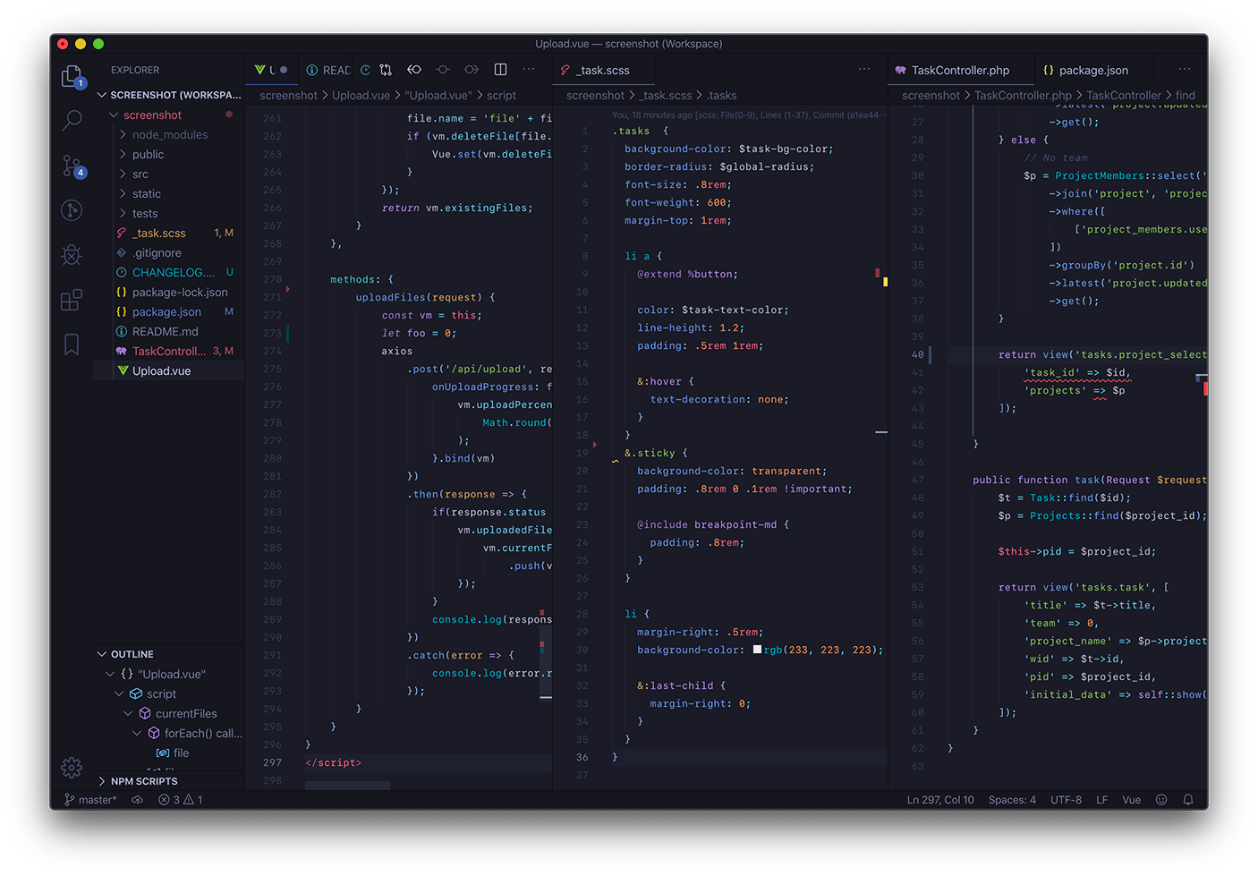 Tokyo Night VS Code theme