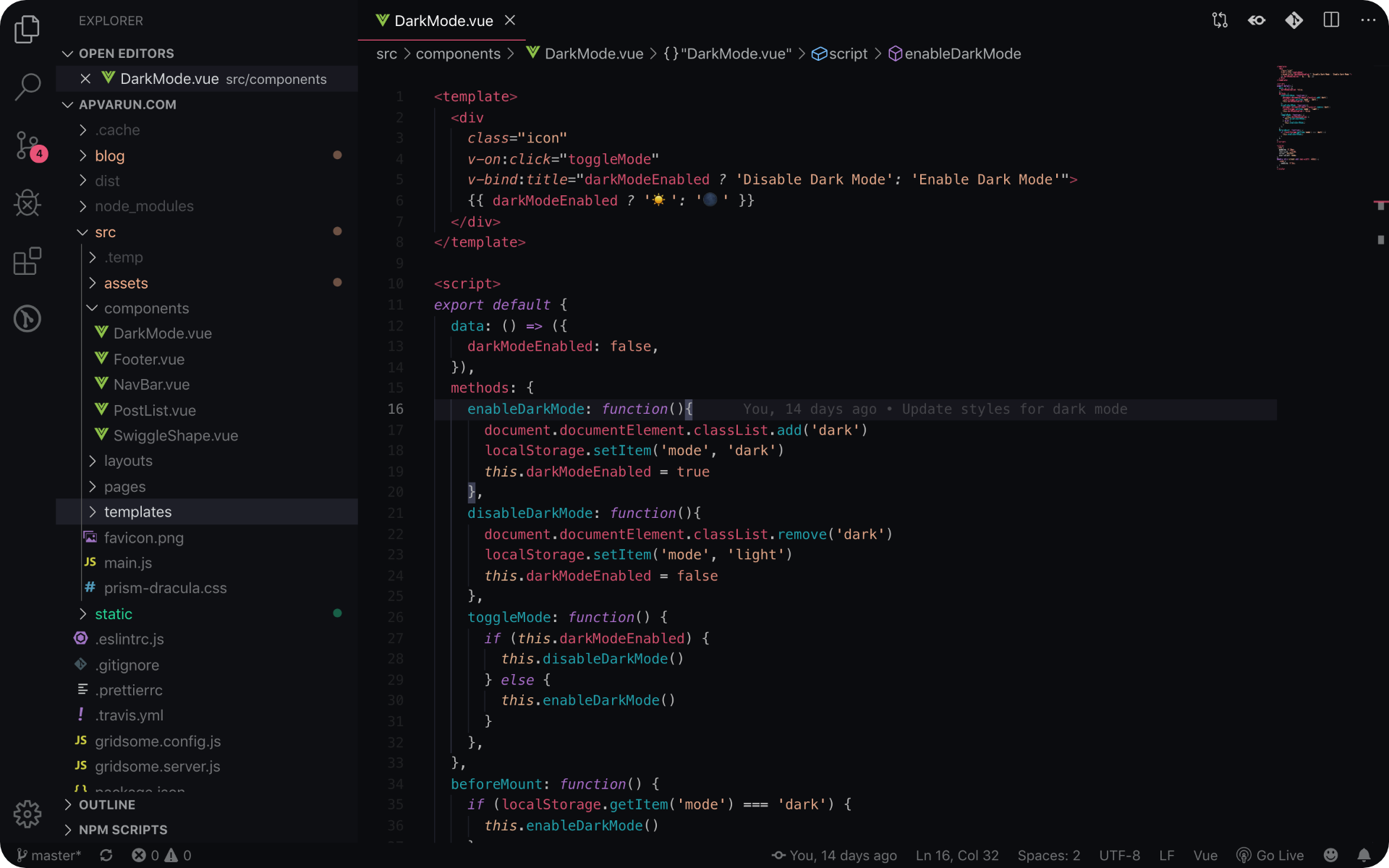 Celestial VS Code theme