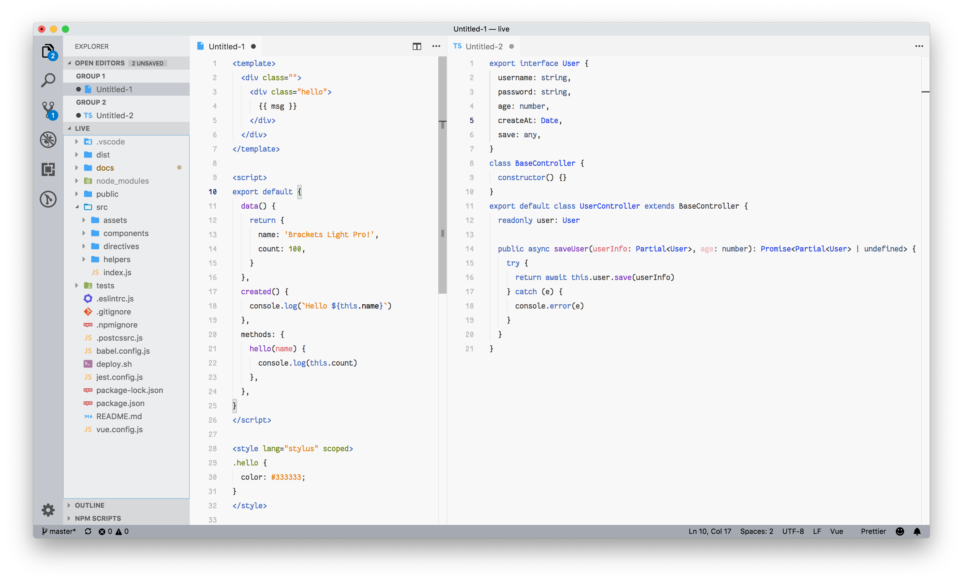 Brackets Light Pro for VS Code