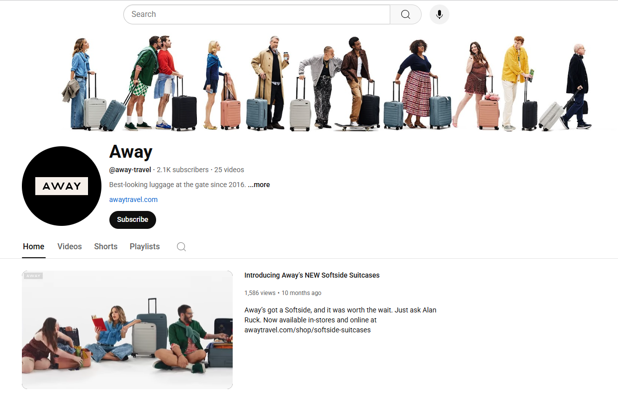away luggage