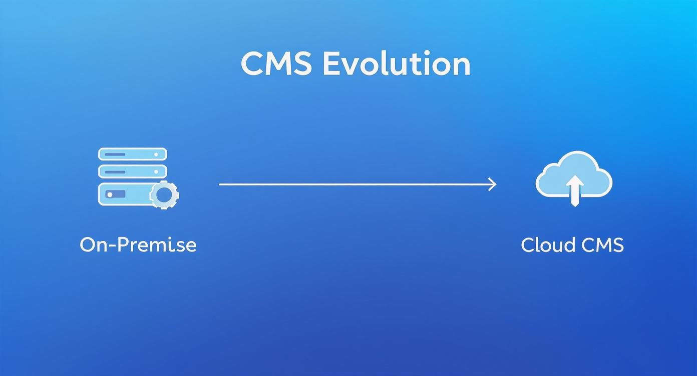 Infographic about cloud based content management systems
