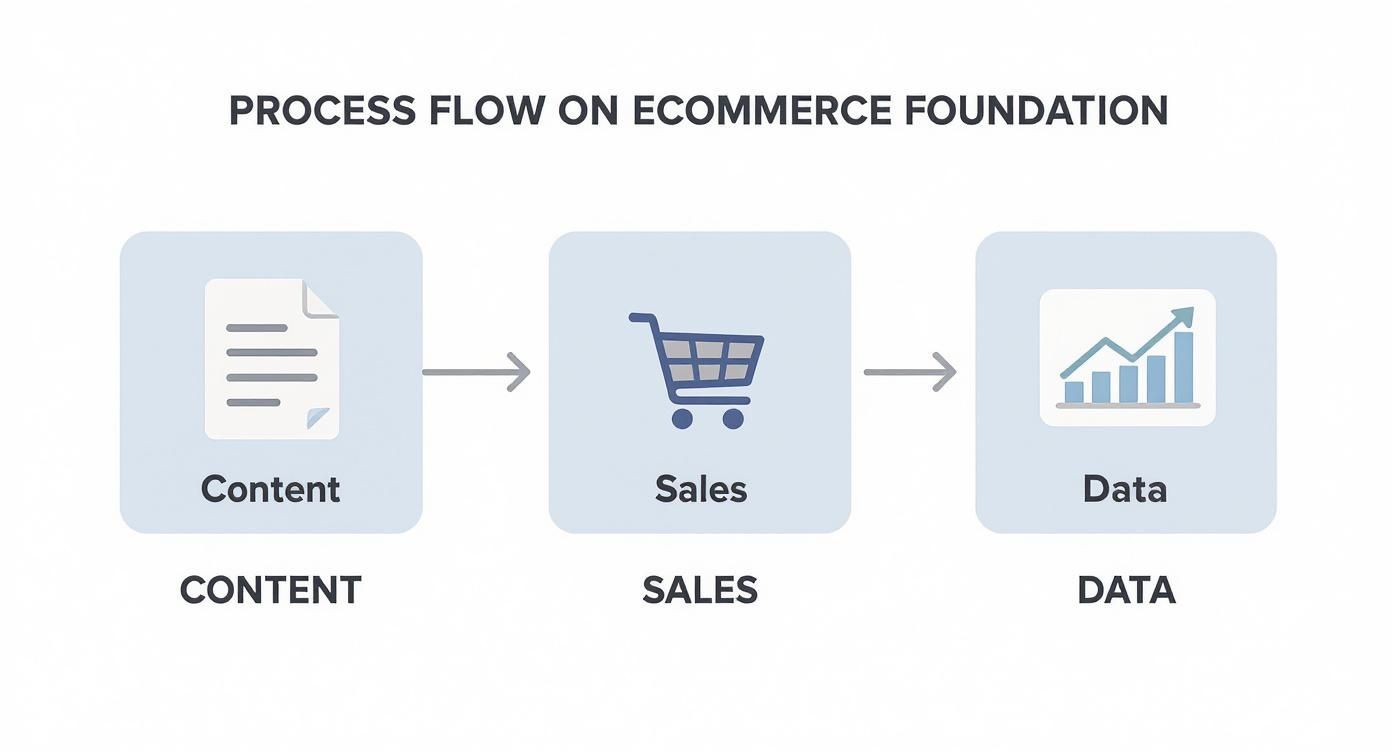 Infographic about enable innovation in ecommerce