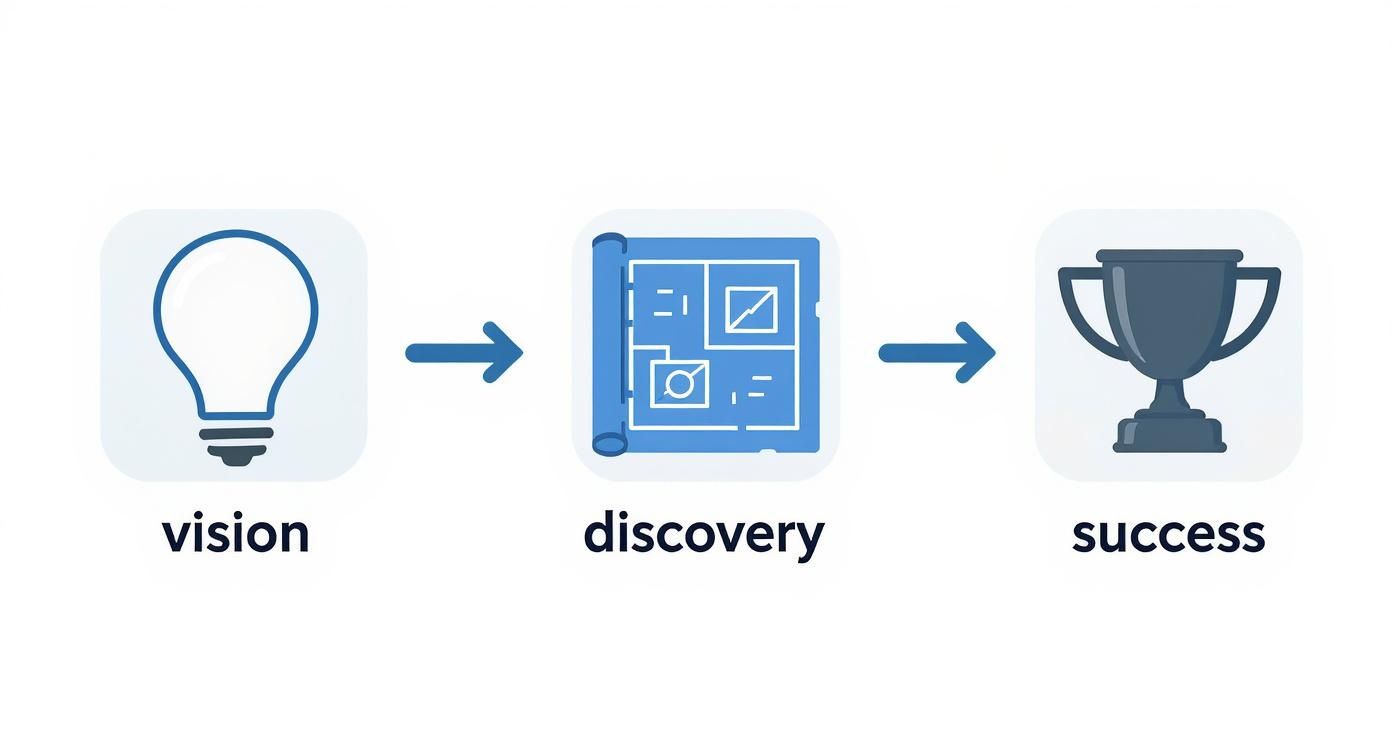 Infographic about discovery phase project