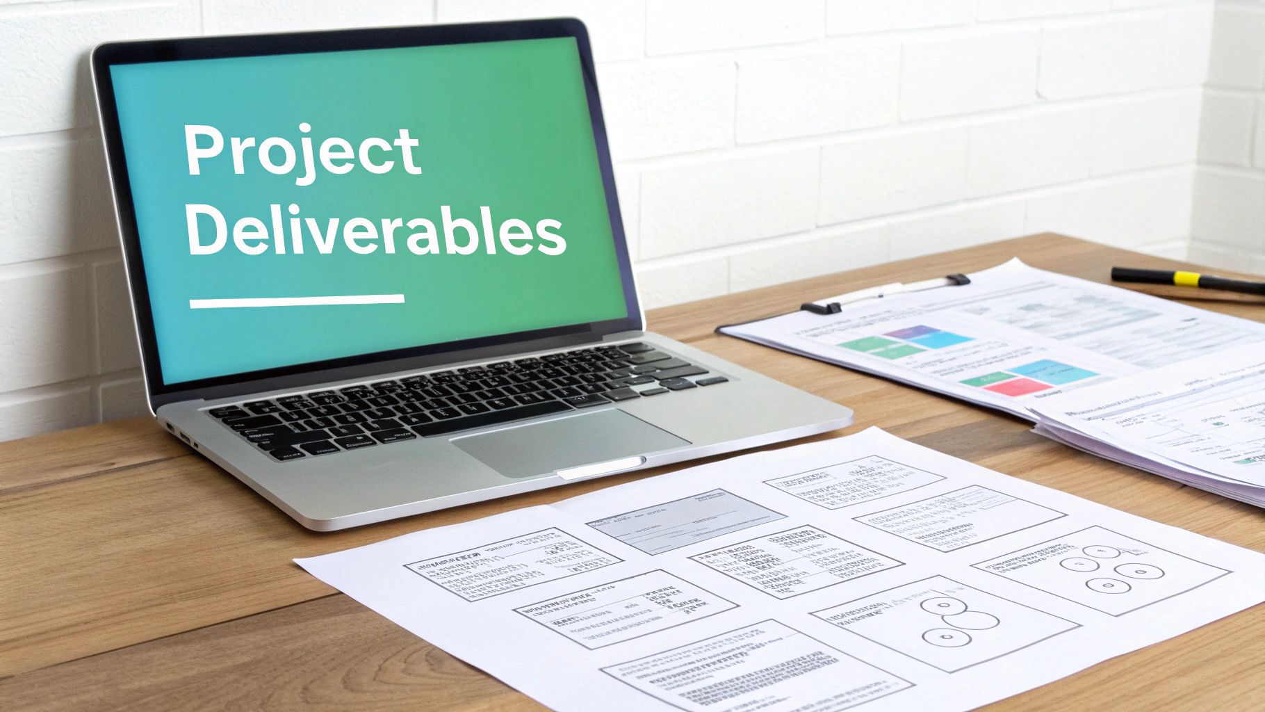 People looking at blueprints and plans for a project