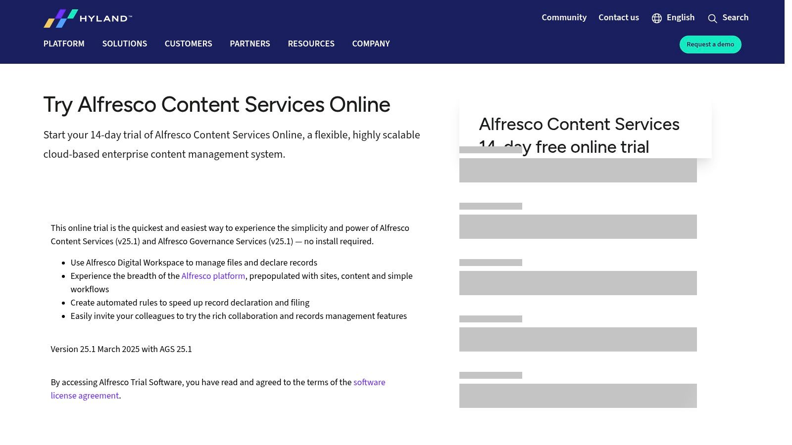 Alfresco Content Services (by Hyland)