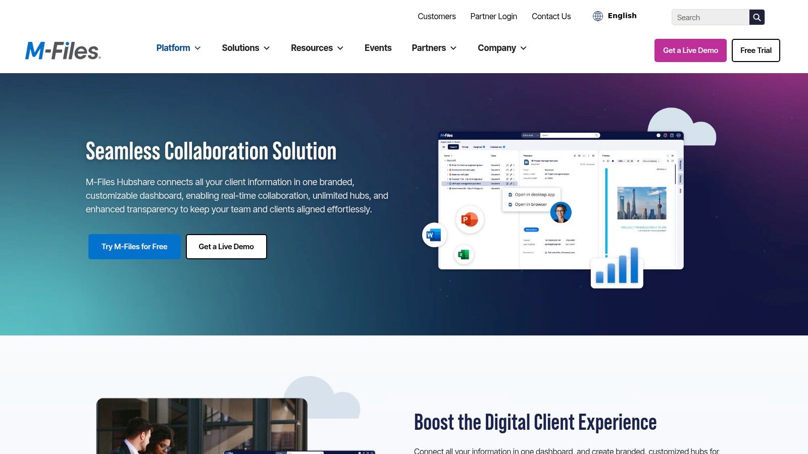 M-Files (with Hubshare)