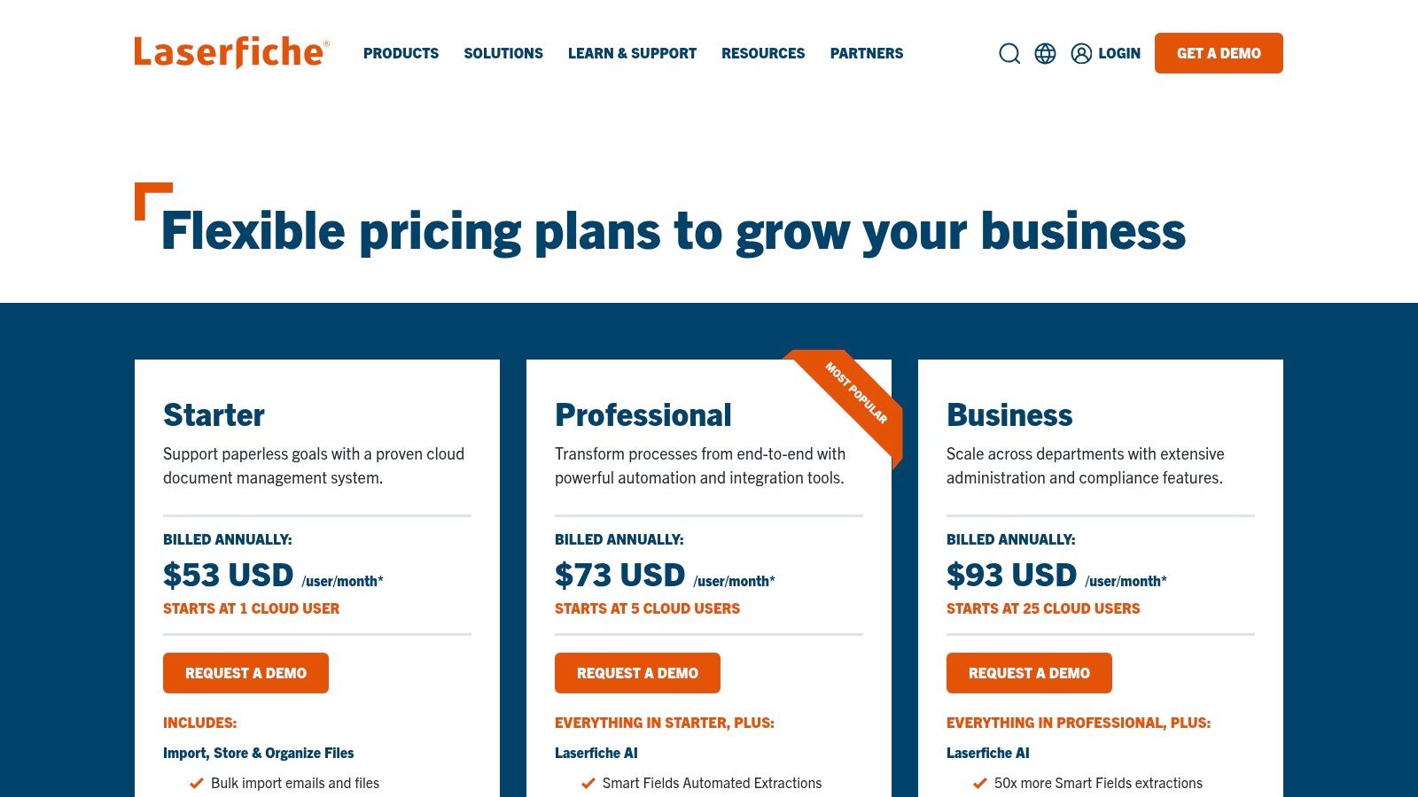 Laserfiche (Cloud and self-hosted)