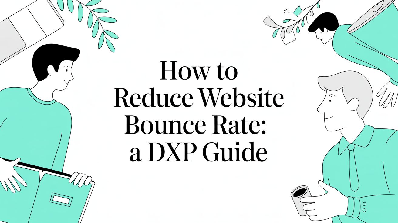 How to Reduce Website Bounce Rate: A DXP Guide