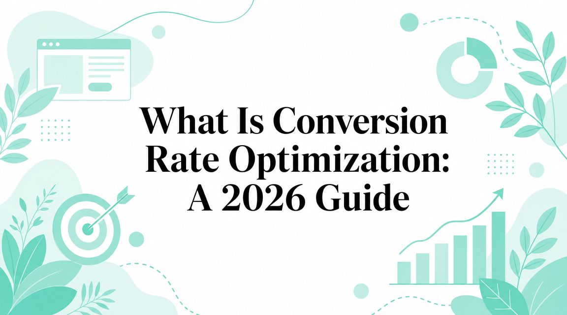 What Is Conversion Rate Optimization: A 2026 Guide